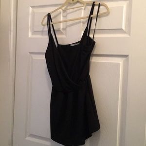 Urban black romper